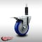 Service Caster 4'' SS Blue Poly Swivel 1'' Expanding Stem Caster Total Lock Brake SCC-SSEXTTL20S414-PPUB-BLUE-1 - alternate 3